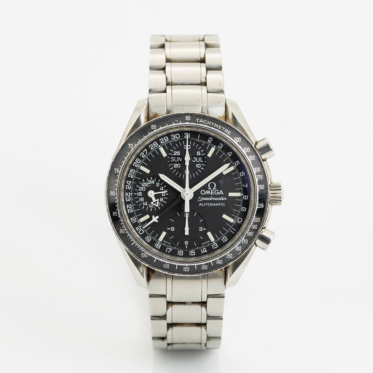 Omega, Speedmaster, Day-Date, wristwatch, chronograph, 39 mm.