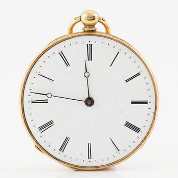 Fickur, 18K guld, 41,5 mm.