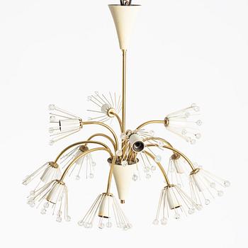 Emil Stejnar, Ceiling lamp, Rupert Nikoll, Austria, circa mid-20th century.
