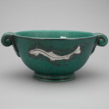 SKÅL, stengods, Wilhelm Kåge, Argenta, Gustavsberg, 1900-talet första hälft.