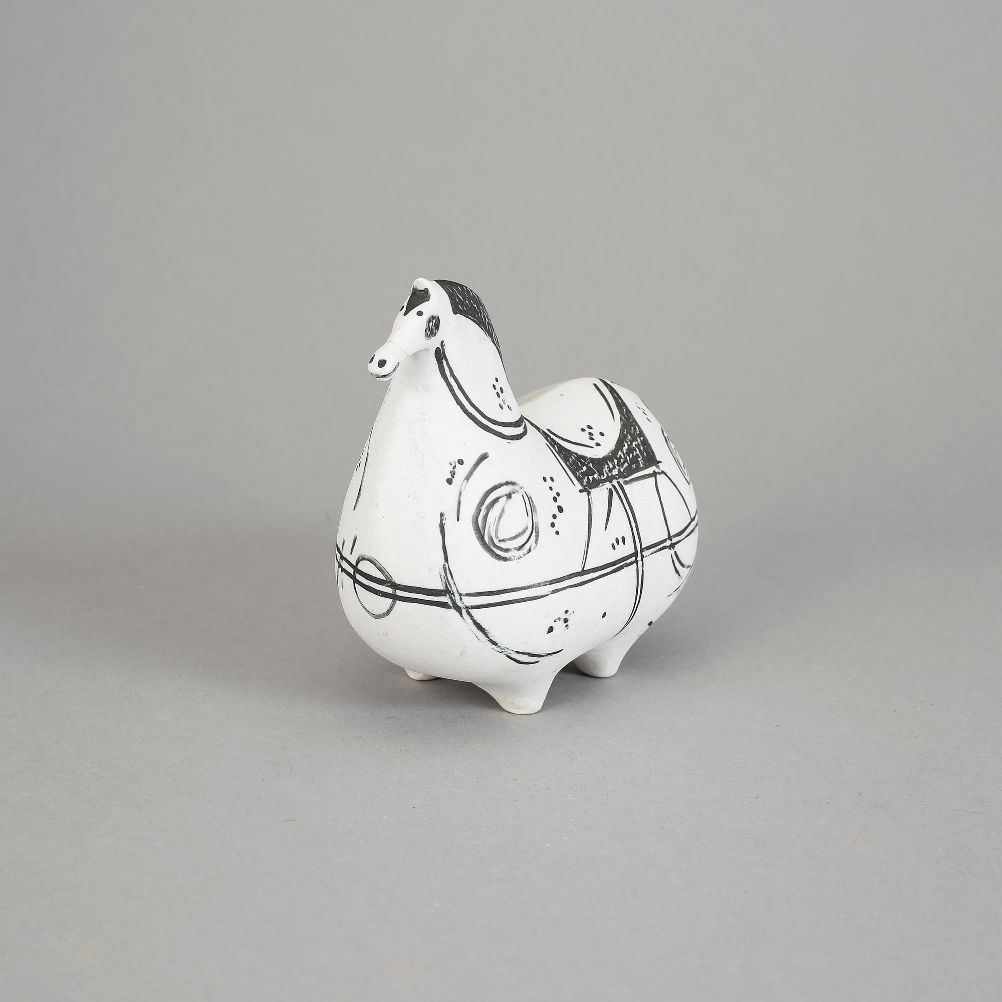 FIGURIN, stengods, "Springare", Stig Lindberg, Gustavsbergs Studio. Tillverkad mellan åren 1952-1972.