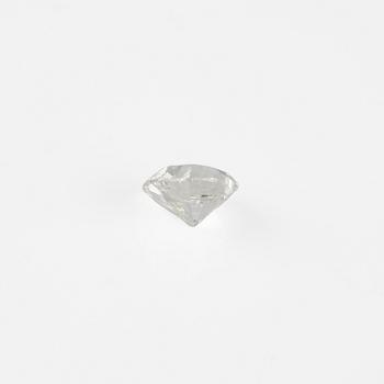 Hjärtformad briljantslipad diamant 0.50 ct, medföljande GIA dossier.