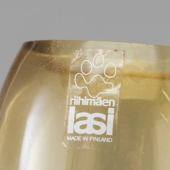 Five second half of the 20th century glass vases by Nanny Still, Tamara Aladin, Helena Tynell,