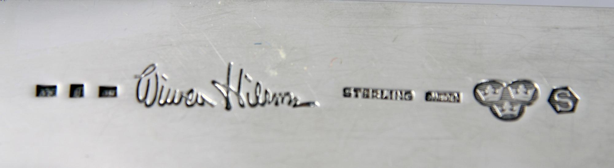 BREVSPRÄTT, silver, Wiwen Nilsson, Lund 1940.