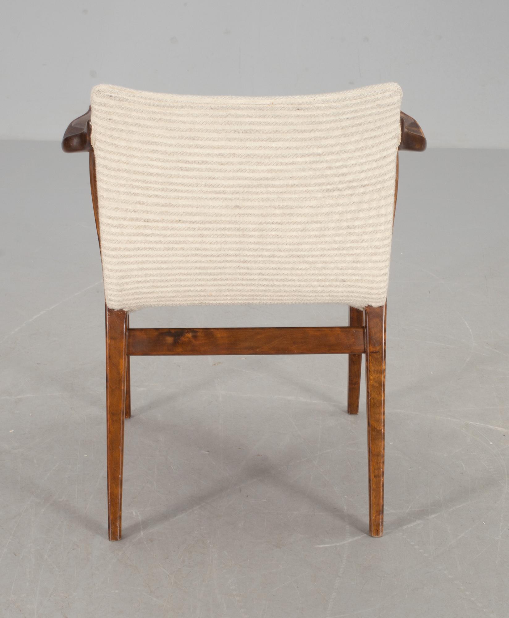 KARMSTOL, "Modell 1522" Axel Larsson, Bodafors, 1930-tal.