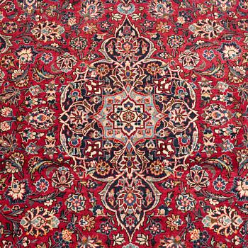 Matto, semi-antique Kashan, ca 213 x 135 cm.