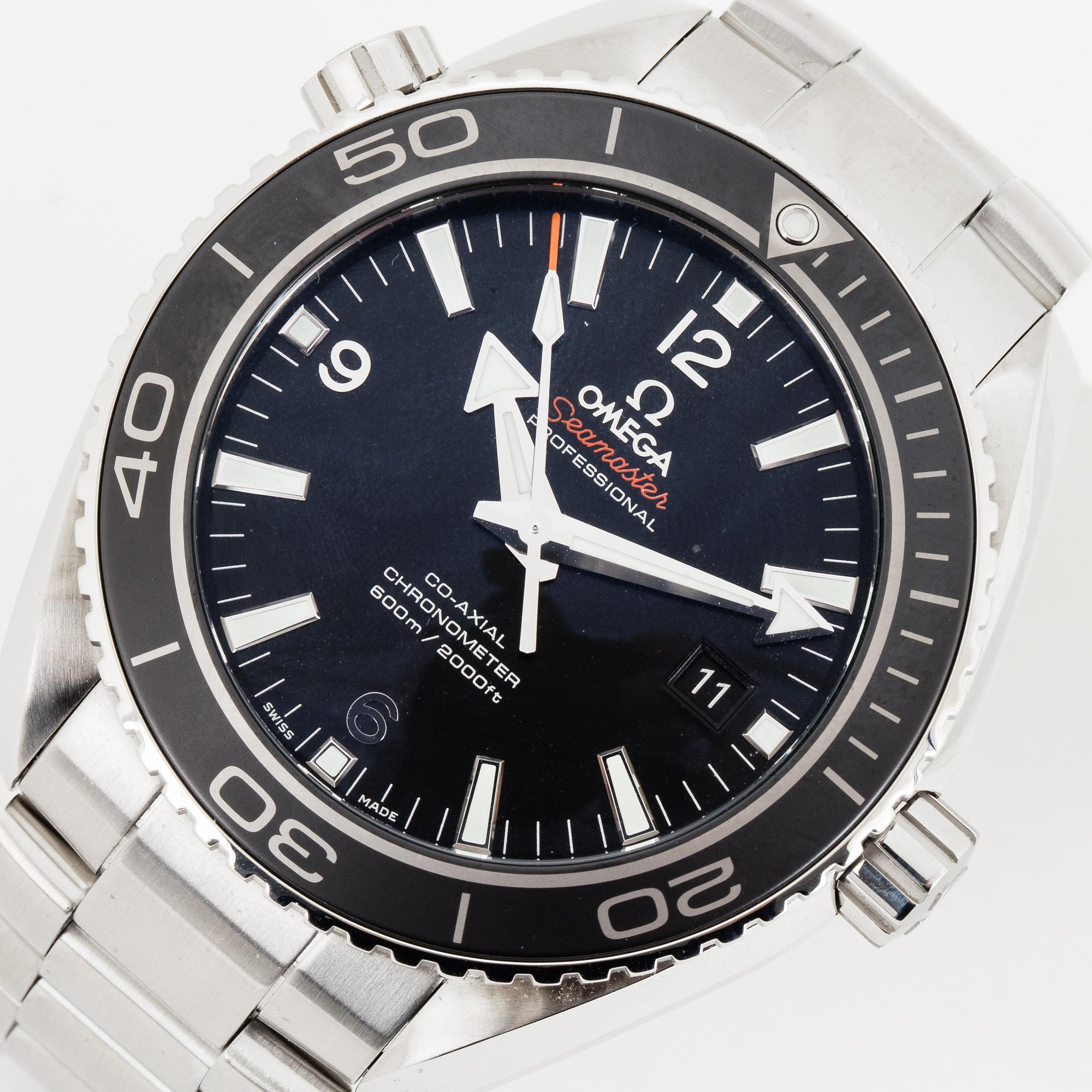 Omega, Planet Ocean 600m Co-axial, wristwatch, 45.5 mm.