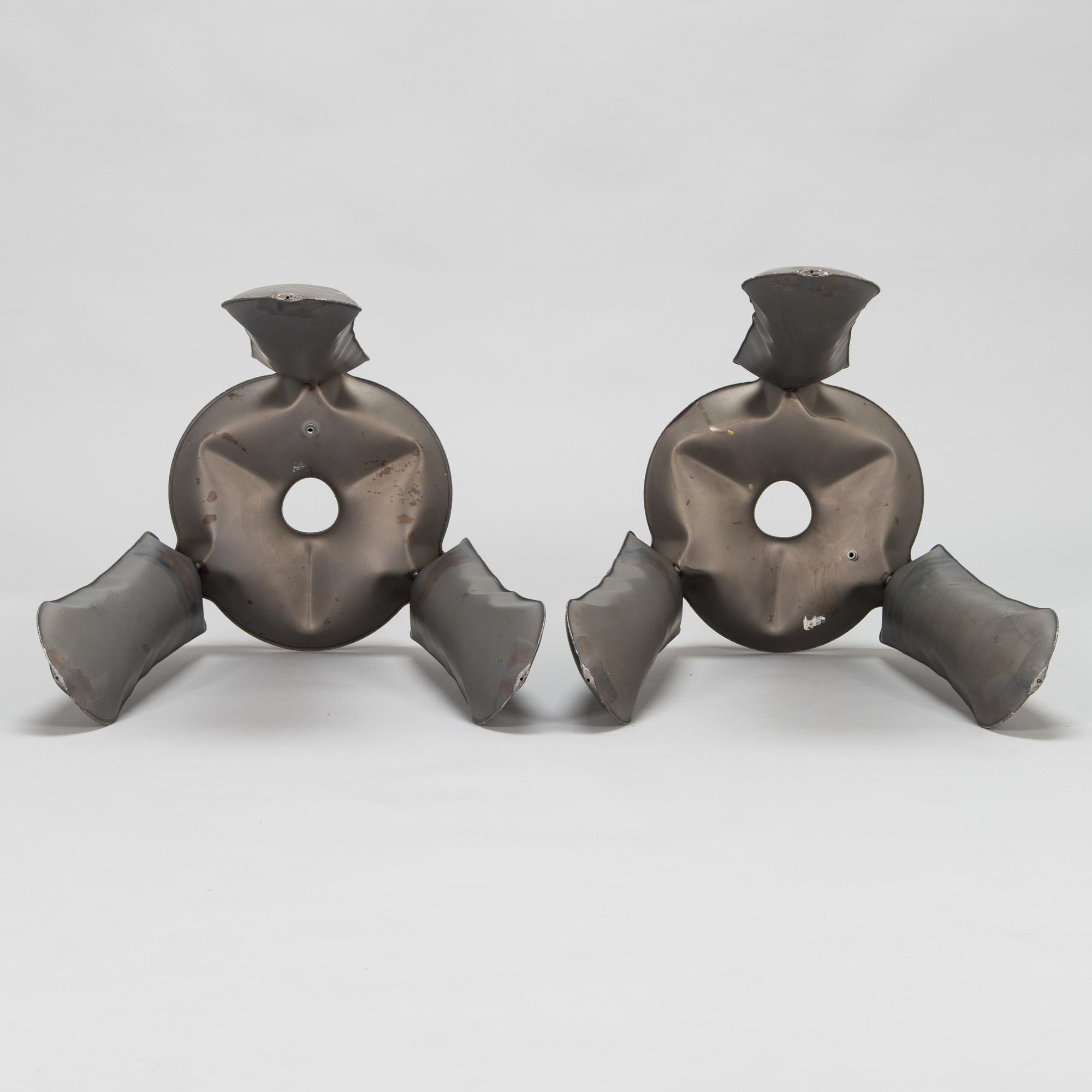 Oskar Zieta, a pair on 21st Century 'Plopp' stools for HAY Denmark.
