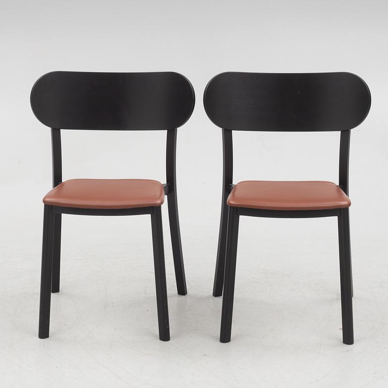 Jonas Lindvall, six chairs, 'Hundranian', Stolab, 2019.