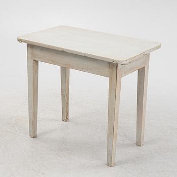 A painted table, 19th Century.