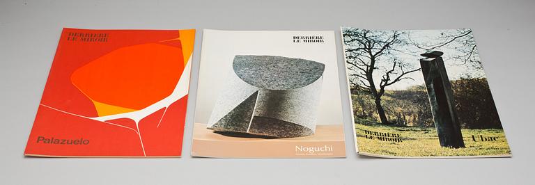 TIDSKRIFTER, 15 st, "Derriere le Miroir". Innehållande litografier.