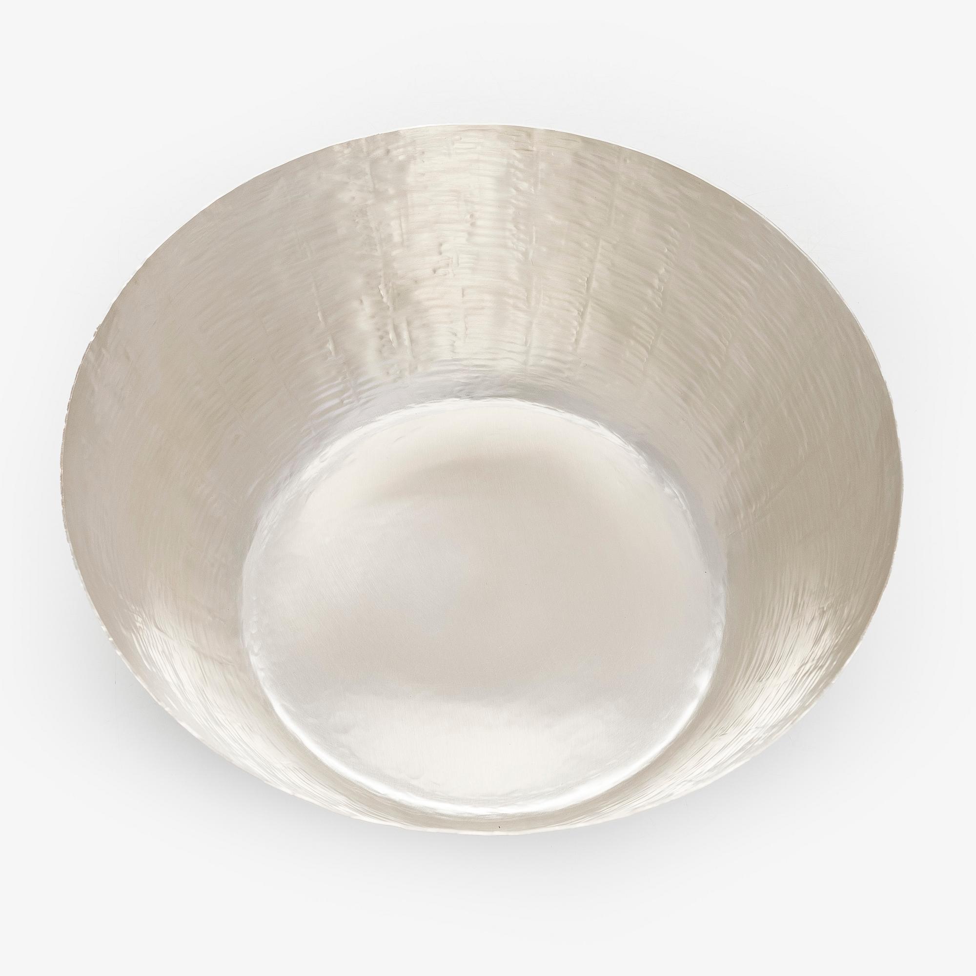 Tapio Wirkkala, skål, silver, TW 243, Kultakeskus, Tavastehus 1978.