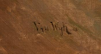 HENRI VAN WYK, olja på duk uppfodrad på pannå, sign o dat- 88.