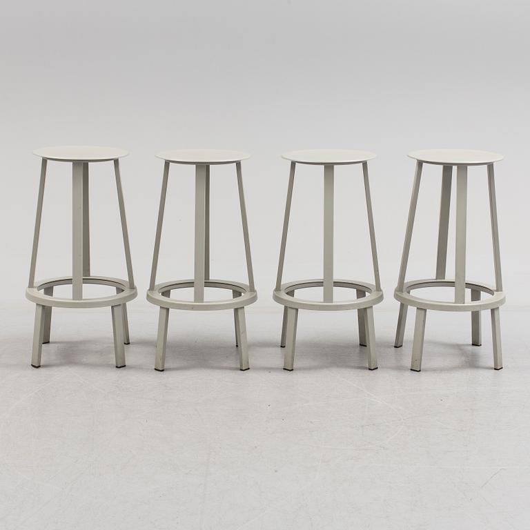 LEON RANSMEIER, revolver stool grey, fyra stycken. För HAY, 2000-tal.