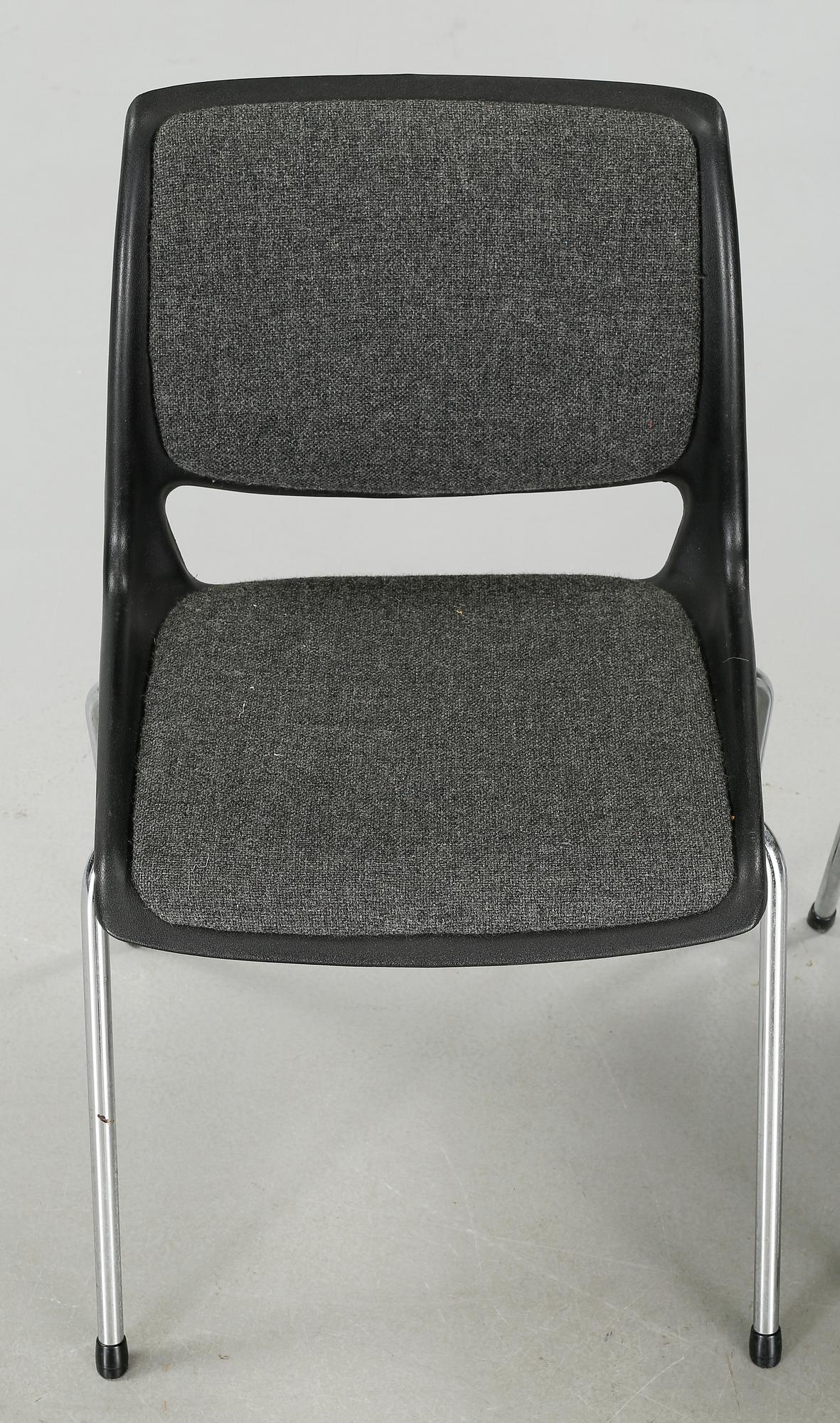 Six "R-48" chairs by Bendt Winge, Norway, second half of the 20th century.
