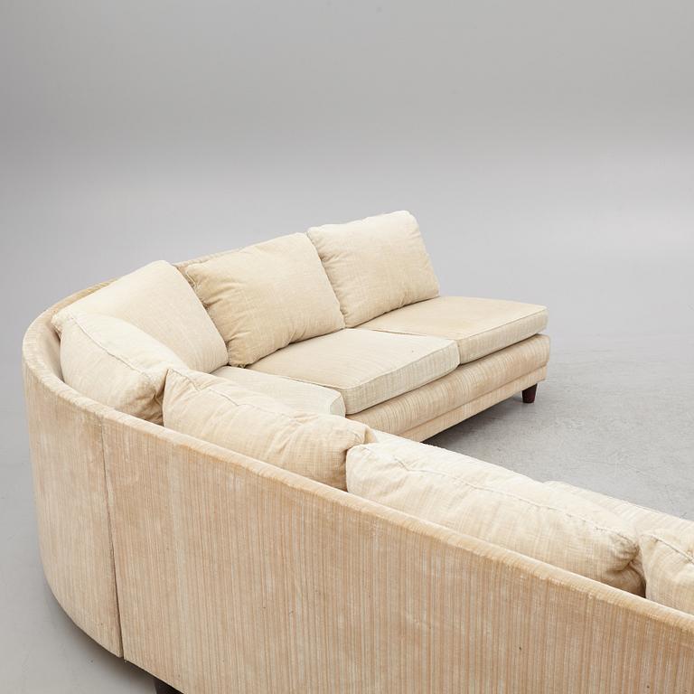 Modular sofa, 5 pieces, second half of the 20th Century.