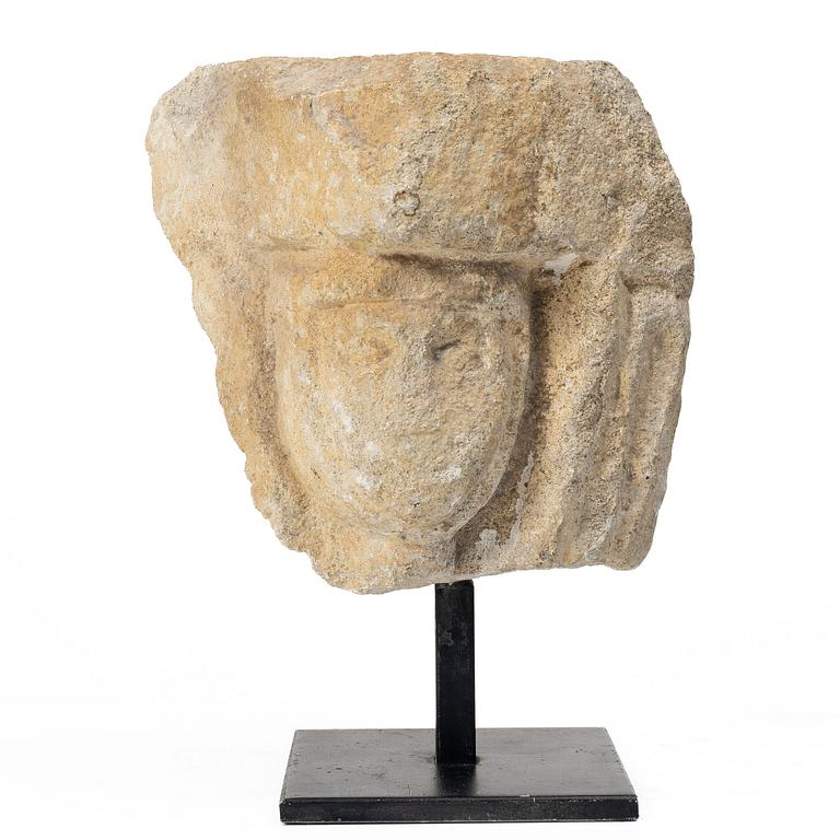 Part of a façade, Grand Tour souvenir, possibly medieval.