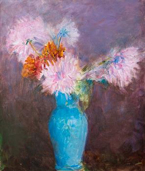 60. Ester Helenius, STILL LIFE WITH FLOWERS.