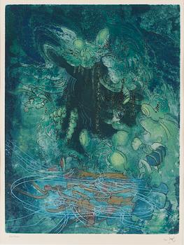 582. Roberto Matta, Utan titel, ur: "Hom'mère (L'eautre)".