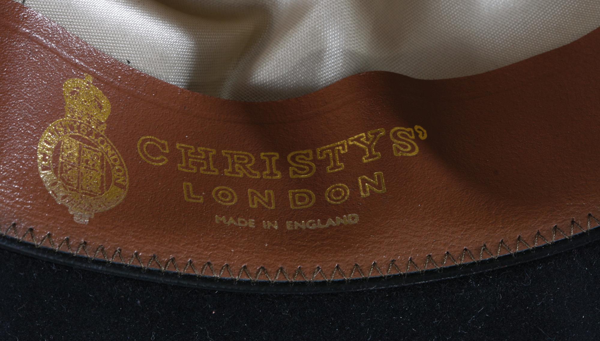 HERRHATT, filt, Christys London.