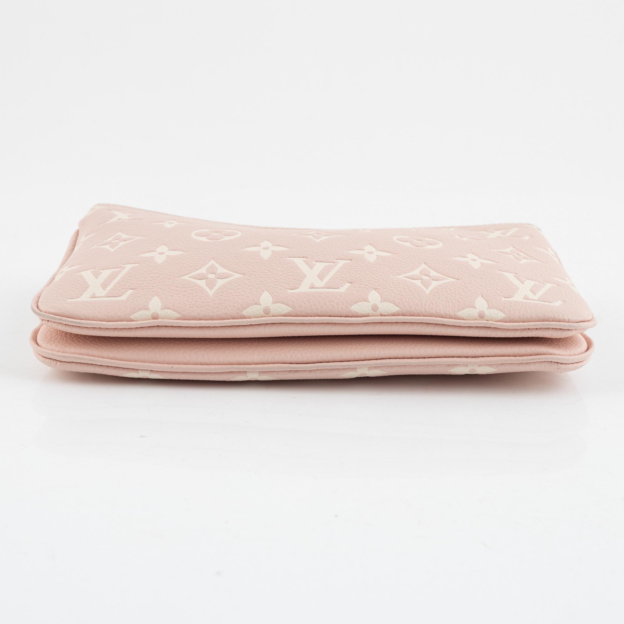 Louis Vuitton, a 'Pochette Double Rose Edition Limitée' bag, 2022.