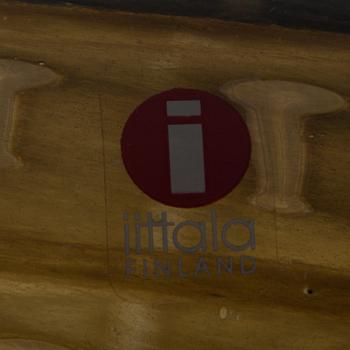 MARKKU SALO, A GLASS SCULPTURE. Dances not with Wolves. Signed M. Salo, Nuutajärvi. 1991.