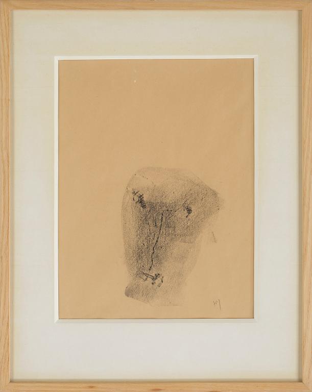 HENRI MICHAUX, tusch på papper. Sign.