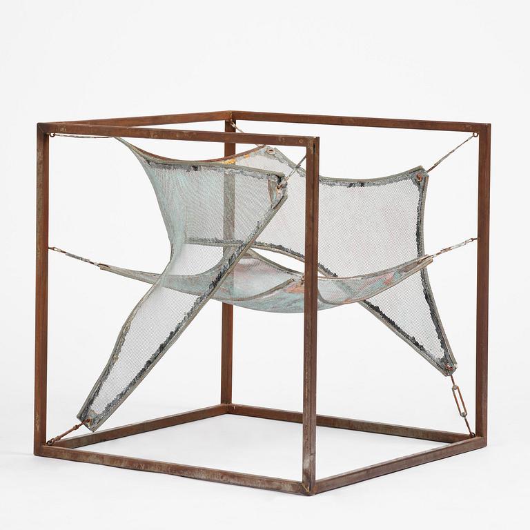Sigurdur Gustafsson, a "Wind" easy chair/sculpture, ed. HC 4/5, Källemo, Värnamo, post 2003.