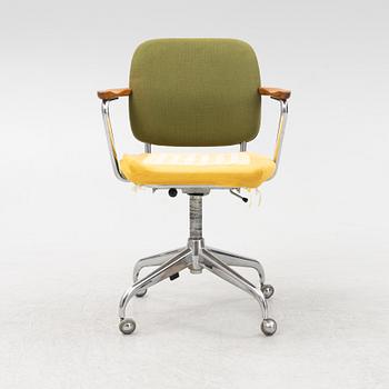 Axel Larsson, & Sven Carlsöö, skrivbordsstol, Verkstads AB Lindqvist i Motala, 1960-tal.