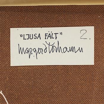 Ingegerd Torhamn, olja på pannå, signerad.