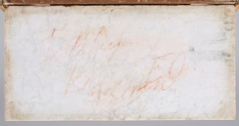 KONSOLBORD. Sengustavianskt, med Linköpings hallstämpel 1816.