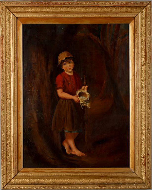 OKÄND KONSTNÄR, olja på duk, sign A Dodds, England 1800-tal.
