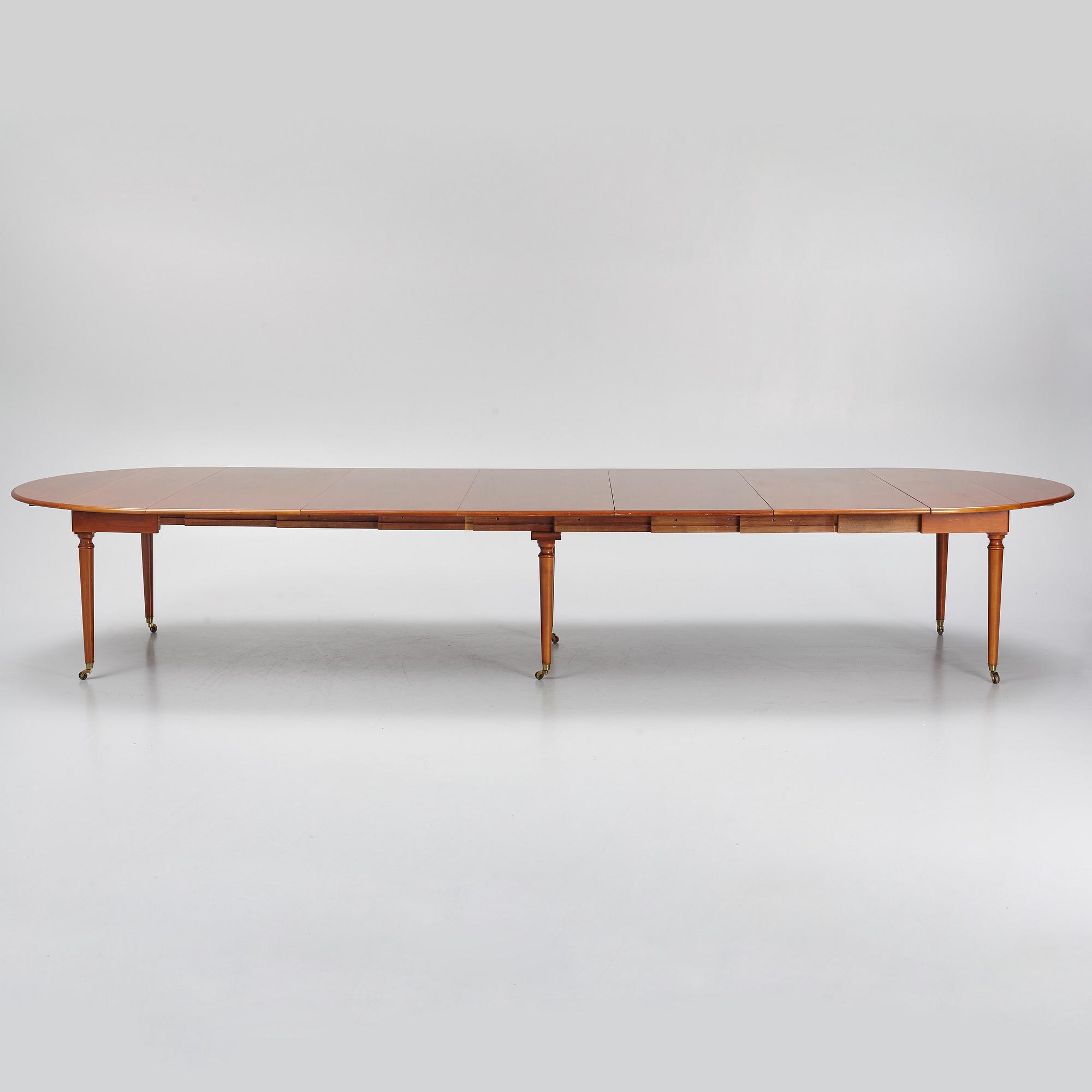 Dining table, Directoire style, "Gala", AB H Westerberg, second half of the 20th century.