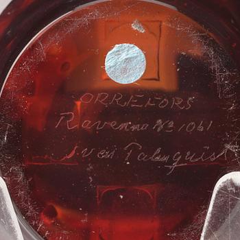 Sven Palmqvist, a "Ravenna" glass bowl, Orrefors, Sweden 1956.