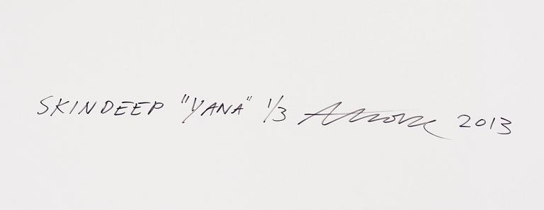 ANDREAS KOCK, photograph, 2013, signed and numbered 1/3 on verso.
