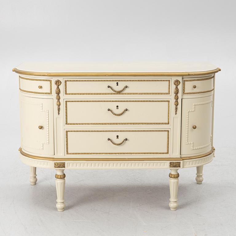 Sideboard, Gustavian style, second half of the 20th century.