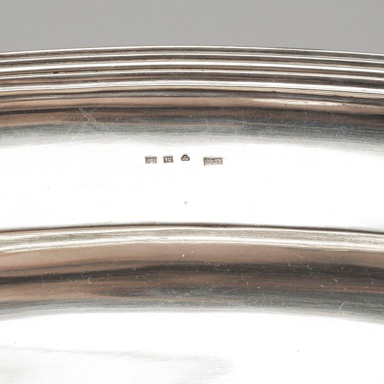 BRICKA, silver, Lars Larsson, Göteborg, 1882.