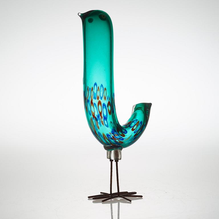 An Alessandro Pianon 'Pulcino' glass bird, Vistosi, Italy, 1960's.