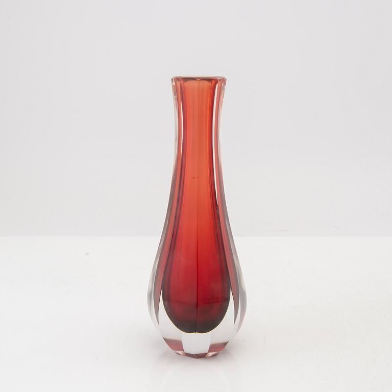 Jan & Berit Johansson, vases/decanter 5 pcs glass.