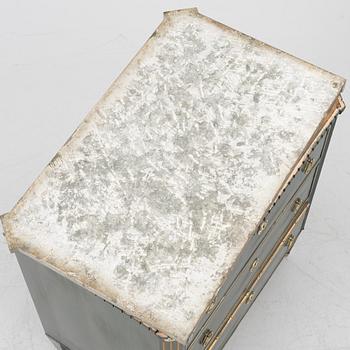 A Gustavian style, chest of drawers circa 1900.