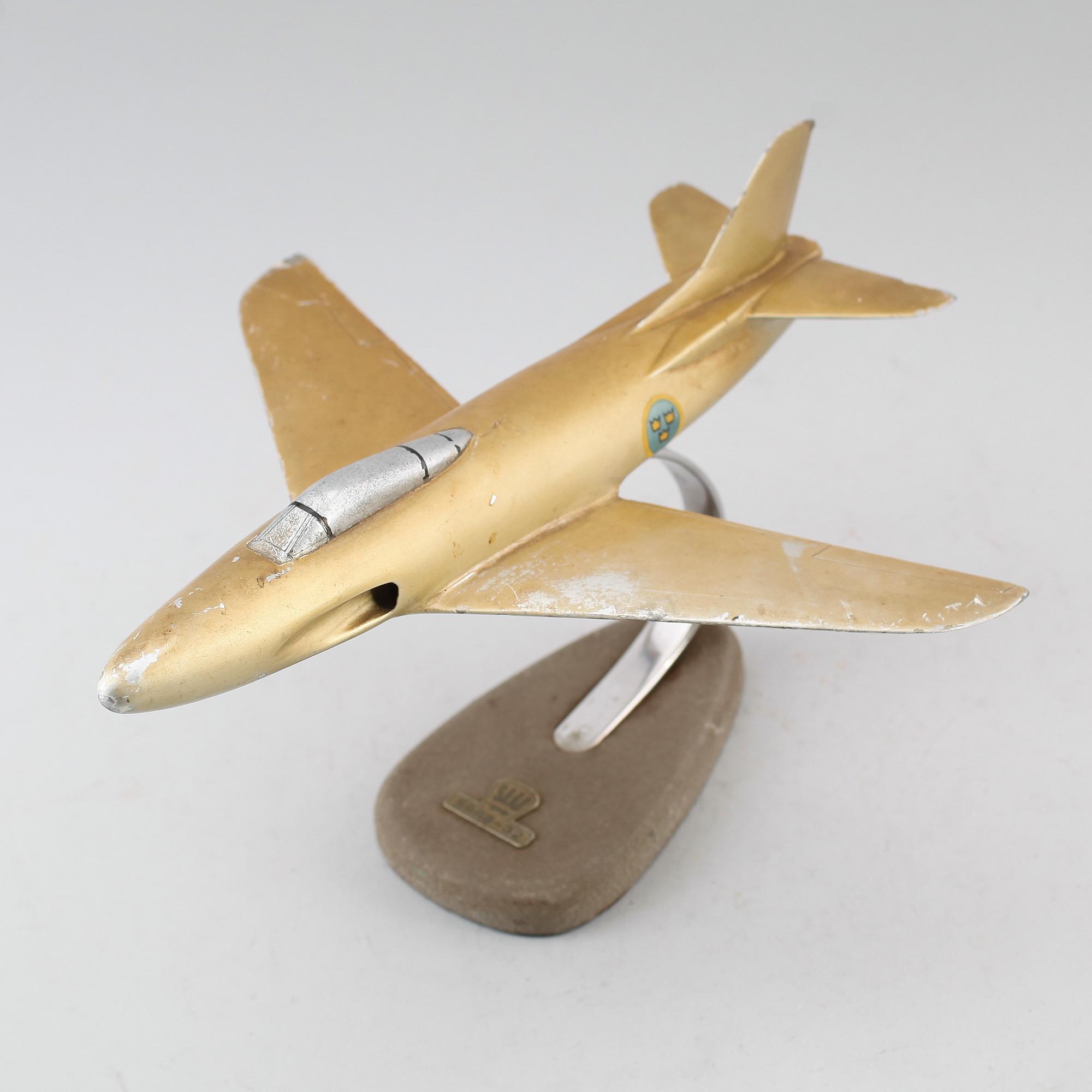 MODELLFLYGPLAN, SAAB-32 "Lansen", 1900-talets andra hälft.
