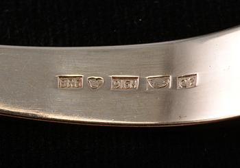 Bertel Gardberg, ARMBAND, silver, BRG, Helsingfors 1956. Vikt 31,4 g.