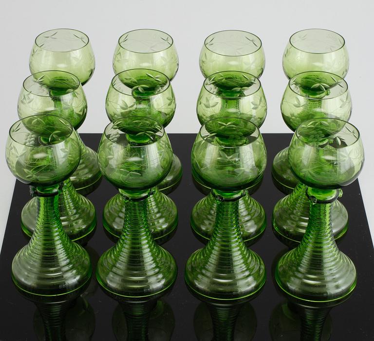 REMMARE, 12 st, glas, Reijmyre, 1900-tal.