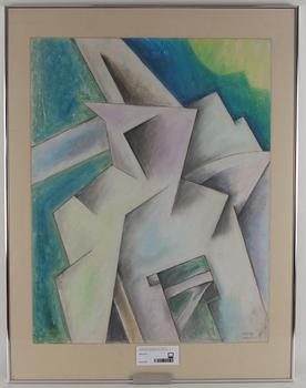 UNO SVENSSON och OKÄND KONSTNÄR, färglitografi resp pastell, sign.