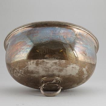 A silver plated hood, 20th Century.