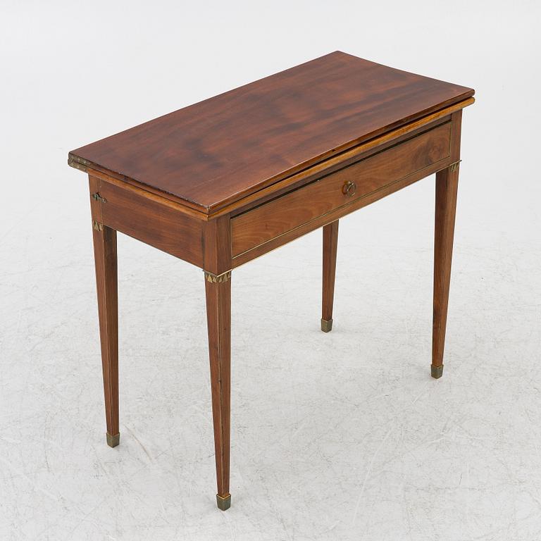 Game table, 18th century, Late Gustavian.