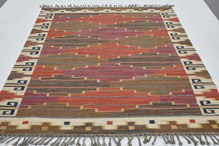 Märta Måås-Fjetterström, matta, "Bruna heden", rölakan, ca 238,5-241 x 168-172 cm, signerad AB MMF.