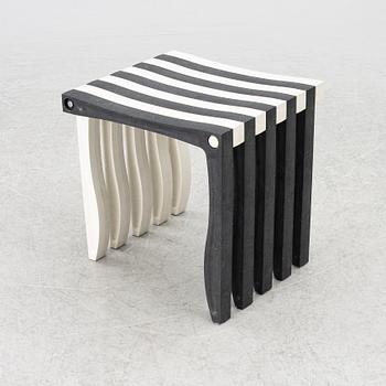 Shigeru Ban, stool/chair, "10-unit" system, Artek, 21st century.