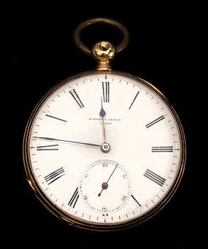 HERRFICKUR, 18 K guld. Sign Girard á Genève.