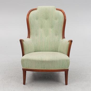 Carl Malmsten, armchair, "Vår Fru", OH Sjögren, Tranås, Sweden, second half of the 20th Century.